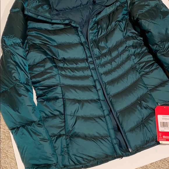 North Face Emerald Green Puffer Jacket 